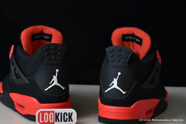 Official Maikesneakers CT8527-016 Jordan 4 Red Air Thunder 0807